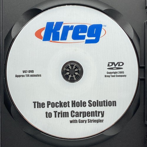 The Pocket Hole Solution to Trim Carpentry with Gary Striegler DVD OOP 2005 Kreg - Picture 3 of 4