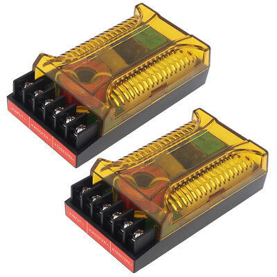 2pcs 2-Way 120W Crossover Filter Audio Car Audio Speakers Frequency Divider DIY
