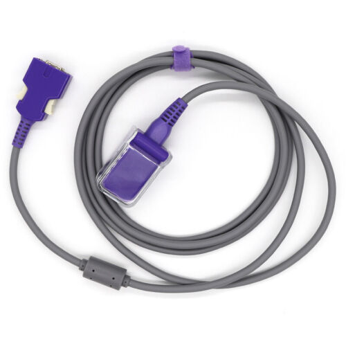 2Pcs Compatible SpO2 Cable P0319C Covidien DOC-10 Spo2 Adapter Cable - Free Ship - Picture 3 of 16