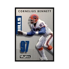 1992 SkyBox Primetime Cornelius Bennett Bills #97