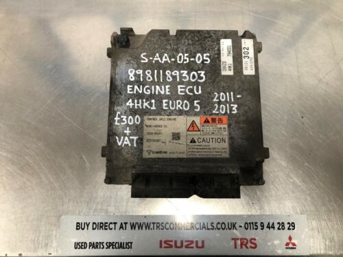 Isuzu Used Engine ECU 4HK1 Euro 5 2011-2013 8981189303(1) - Picture 1 of 1
