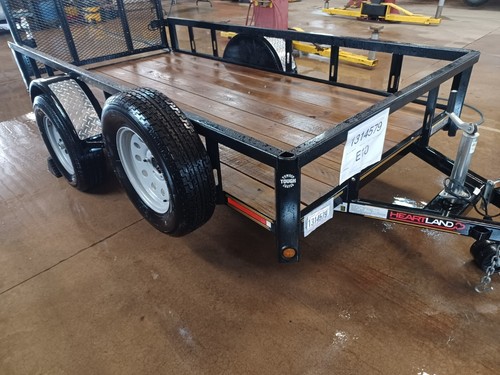 2021 Heartland 10' non tilt utility trailer, Great Shape