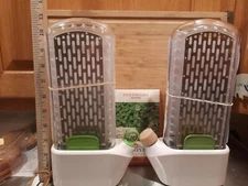 Prepara Herb Savor ~ Keep Herbs Fresh Lot Of 2  ~ BPA-free easy care plastic