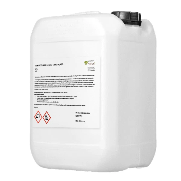 Naturii 25 kg CLORO LIQUIDO 14/15% SODIO IPOCLORITO