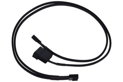 Phobya Y-Kabel für PWM Splitter 4Pin PWM auf 4Pin PWM & 4Pin Molex 50cm - Schwar