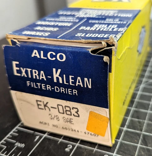 ALCO EXTRA KLEAN LIQUID LINE FILTER DRIER EK-083 3/8” X 3/8” SAE NOS [A5]