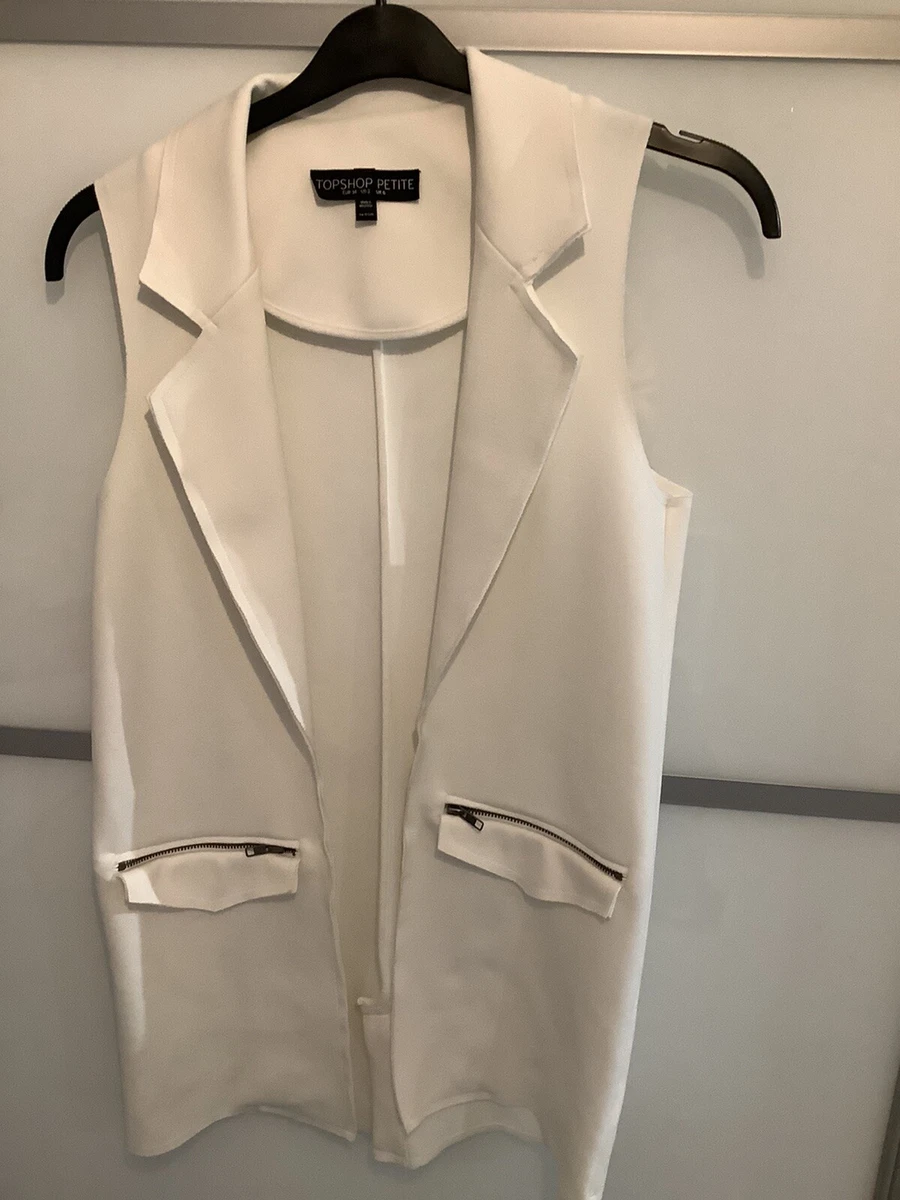 Sleeveless shop waterfall jacket