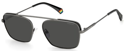 Polaroid - PLD 6131/S R80 MATTE RUTHENIUM 56/16/145 Unisex