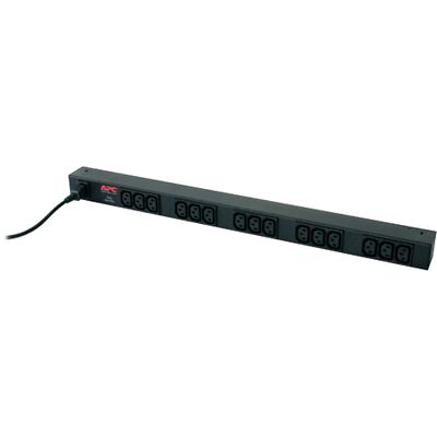 APC Basic Rack PDU Zero U 16A AP9572, Steckdosenleiste, schwarz