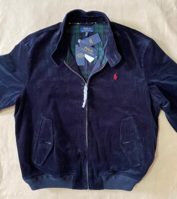 Polo Ralph Lauren Men's Classic Stretch Corduroy Jacket Navy, Size