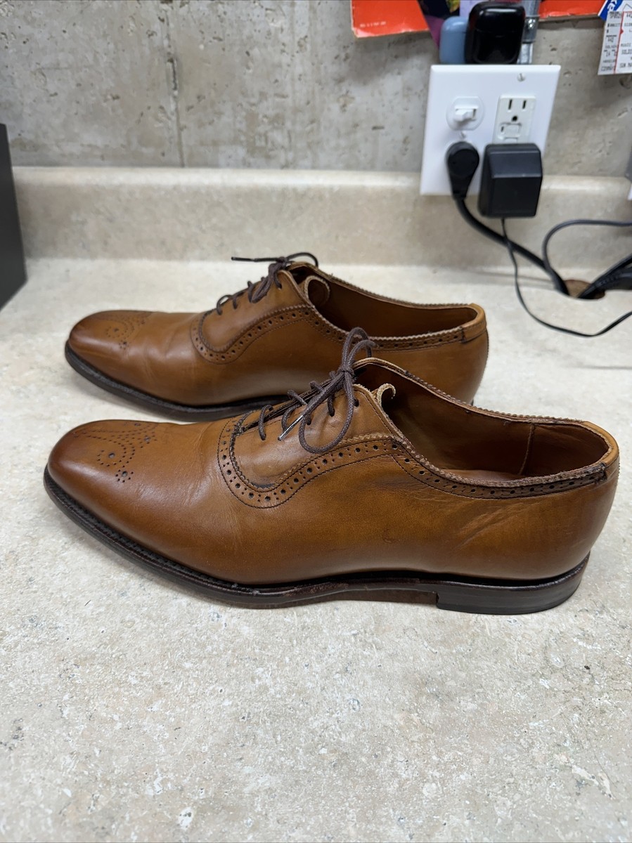 Allen Edmonds Cornwallis Oxford Brown Cognac Men Shoes 12 B  display picture 2