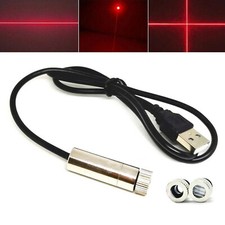 Focusable 650nm 100mW Dot/Line/Cross red Laser Diode Module with USB