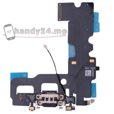Ladebuchse Für iPhone 7 Connector Port Charging Buchse Mikrofon Schwarz