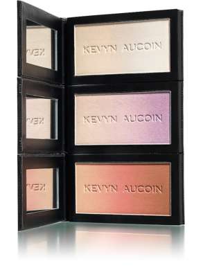 NIB! KEVYN AUCOIN Neo-Trio Highlight Palette - 3 Shades!!! $58!!