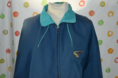 CALEE ジャケット　XL used ターコイズブルー Vintage California Imperial MEN`S XL retro Union Pacific Railroad