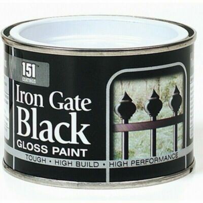 151 Beschichtungen Eisentor schwarz glänzend metallic gold silber Lack 180ml wasserfest