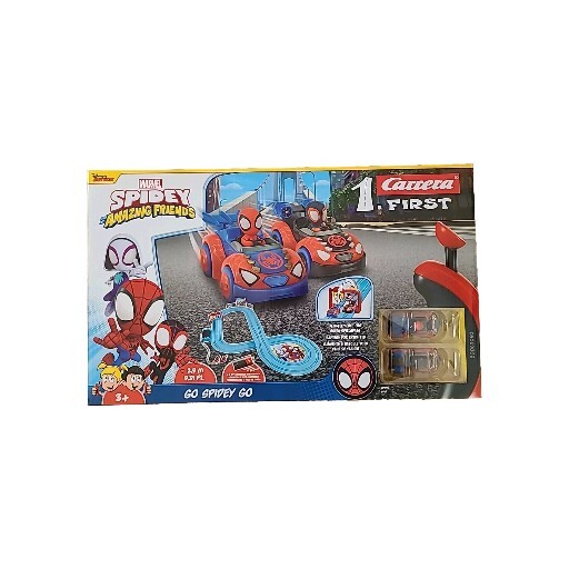 Carrera - 20063050 - Carrera First I Spidey Go Webs Go Rennbahn-Set I Auto FüR R-image