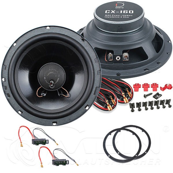 Dietz Auto Lautsprecher FüR VW Sharan I 1995-2010 Vorn TüR 2-Wege 135W 165 #Bdpf-image
