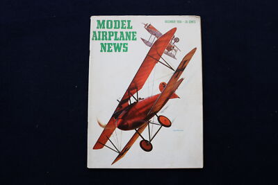 1956 DECEMBER MODEL AIRPLANE NEWS MAGAZINE - ALBATROS D5A COVER - E 11523