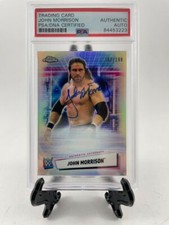 WWE John Morrison Signed 2021 Topps Chrome Autograph Car #'d PSA DNA