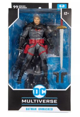 McFarlane DC Multiverse Batman Unmasked Flashpoint Action Figure IN HAND Rare!