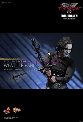 Perfect Hot Toys Mms210 1/6 Eric Draven The Crow Action Figure In Stock - Picture 8 of 9