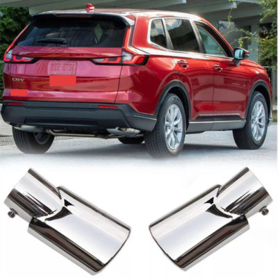 Car Rear Exhaust Tip Muffler Tailpipe For 2023-2024 HONDA CR-V CRV steel 2PCS