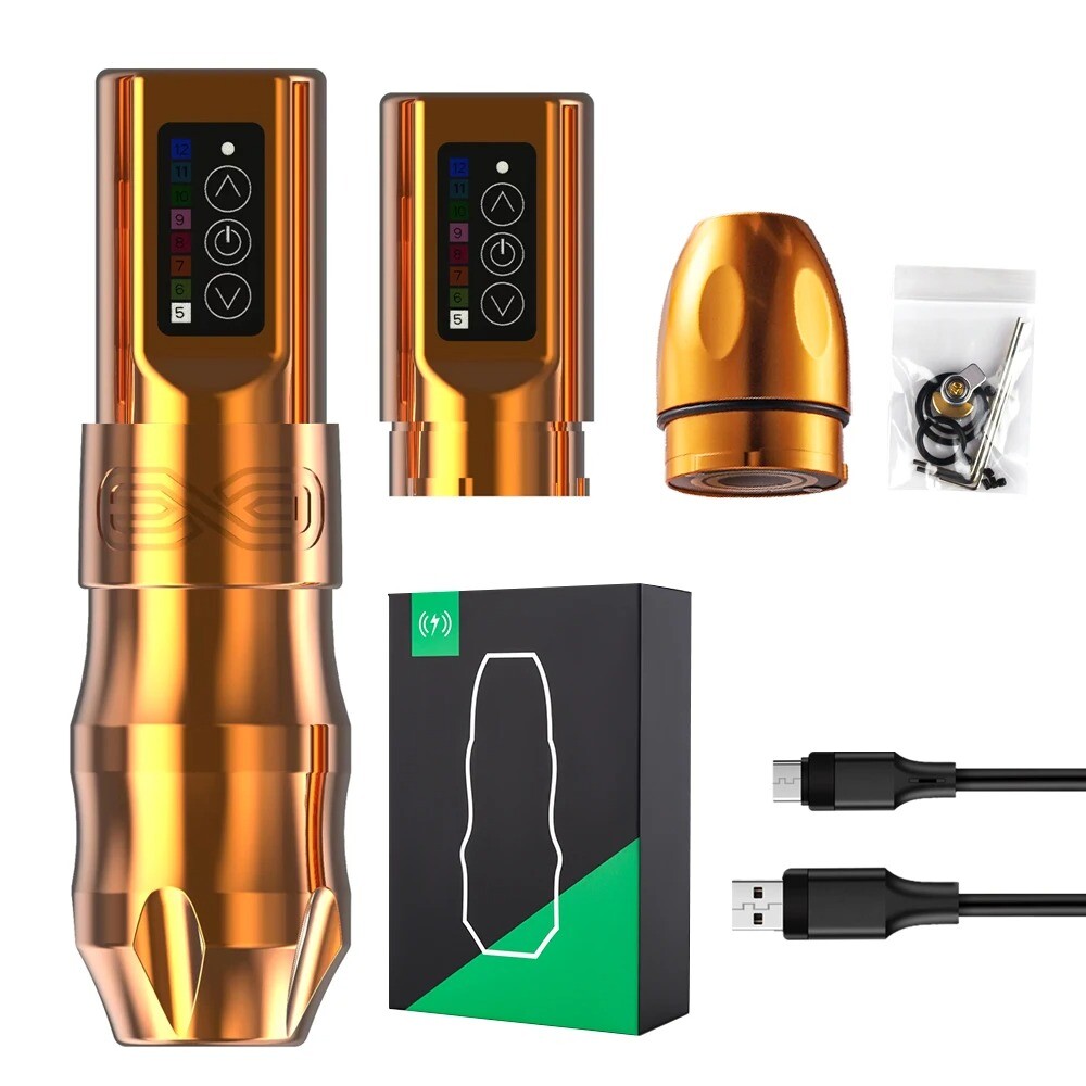 XNET EXO Colorful Wireless Tattoo Machine Rotary Pen 2000mAh