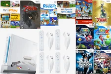 GUARANTEED - Nintendo Wii Console- Pick Game- Gamecube - AUTHENTIC Controllers