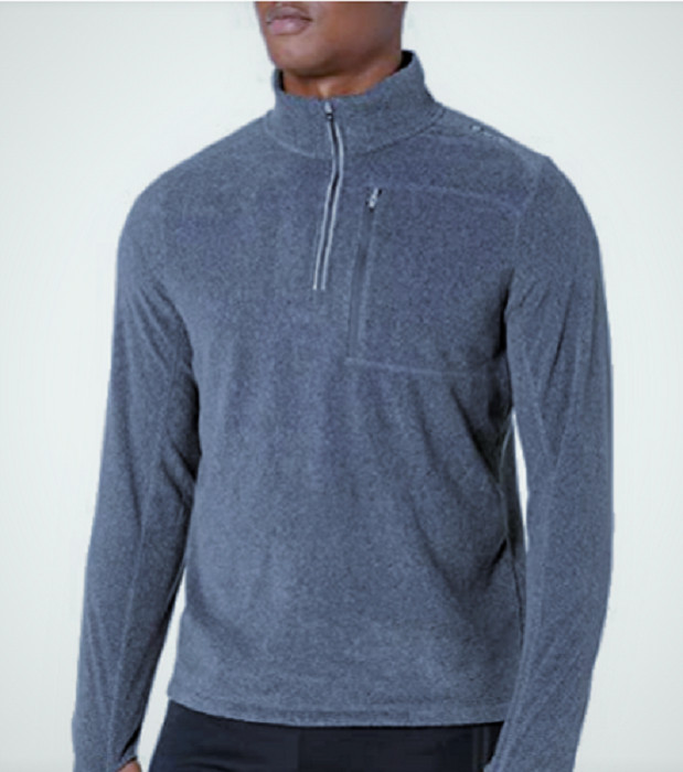 Мужской пуловер из микрофлиса на молнии HI-TEC на флисовой подкладке 4090₽