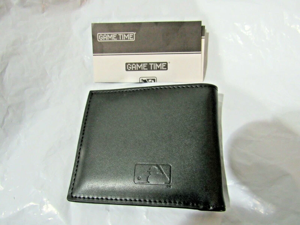 MLB Men's Black Watch and Leather Wallet Set by Game Time -Select- Team Below - Image 3 of 3