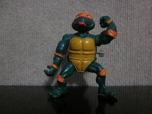 VTG 1989 Teenage Mutant Ninja Turtles WIND UP MICHAELANGELO Figure TMNT Mirage