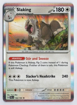 Slaking - PAL #162/193 SV02: Paldea Evolved Holofoil LP