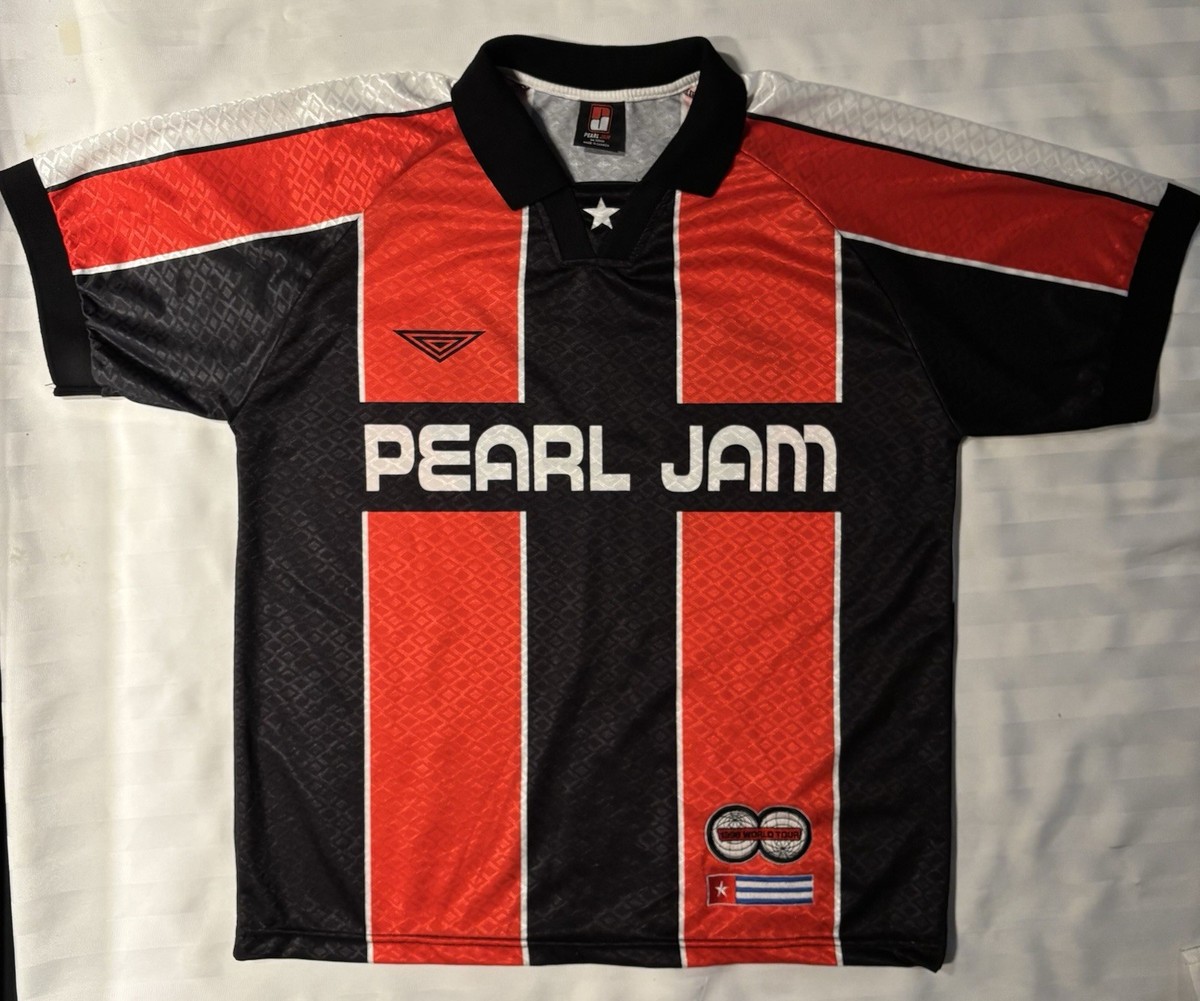 Pearl Jam 1998 Official Tour Jersey XL Shirt New RARE | eBay