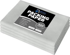 Bryco Goods Newsprint Packing Paper Sheets 10lb 320 Sheets