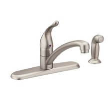 Moen 7430SRS Chateau 1-Handle Kitchen Faucet Spot Resist Stainless