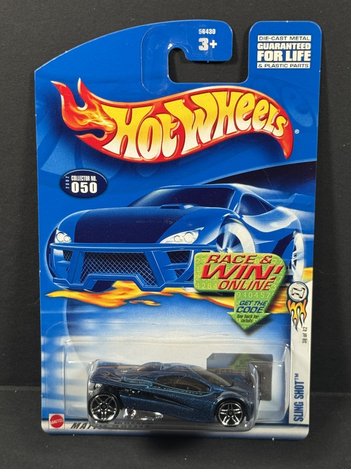 2002 HOT WHEELS  Sling Shot Blue First Editions #050