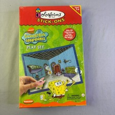Spongebob Squarepants Colorforms Stick-Ons Sticker Play Set Vintage Sealed New