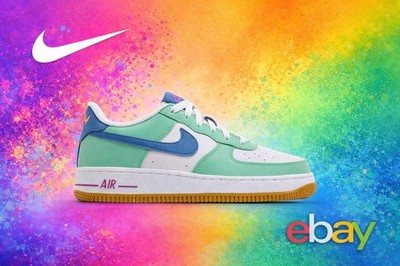 Nike Air Force 1 Low AF1 LV8 'PLAY (GS)' FJ4613 100 Size 7y / 8.5 W
