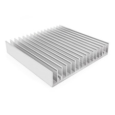 Aluminum Heatsink Anodized Heat Sink 100X100X18Mm Passive Cooler Radiator with 1