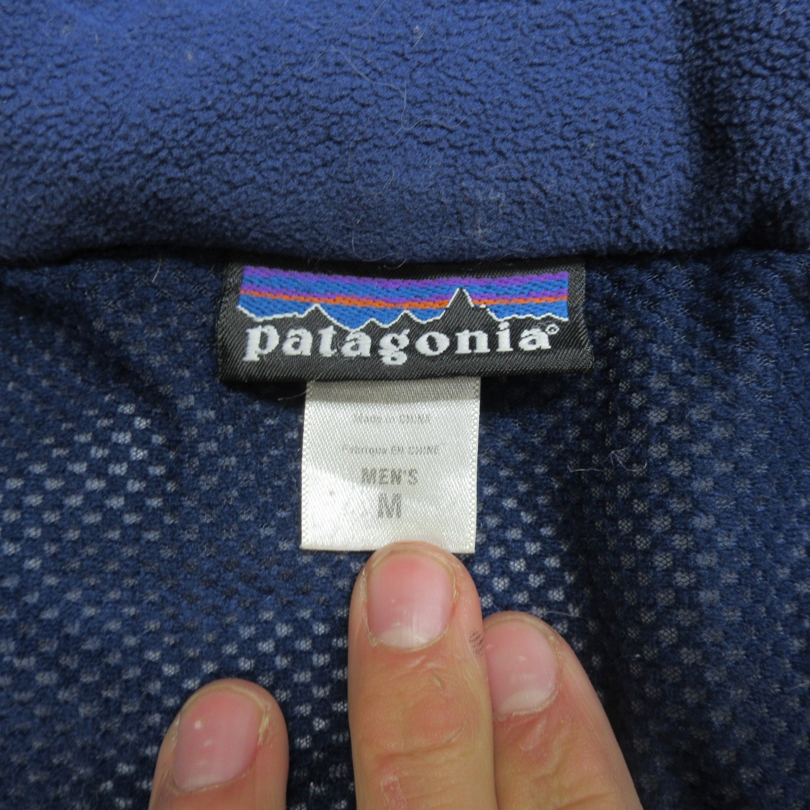 Patagonia Rubicon Jacket Mens Medium Blue Waterproof Insulated Pockets Wind VTG thumbnail 4