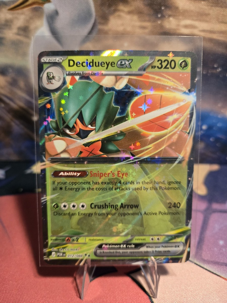decidueye pokemon card Decidueye GX SV47/SV94 Hidden Fates Ultra Rare Shiny Vault Pokemon Card * New *