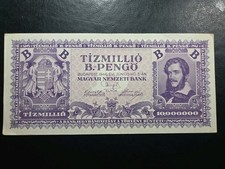 ESTATE LOT - Hungary 1946 tizmillio (10000000) b.-pengo note (P-135),