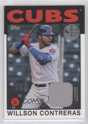 2021 Topps 1986 Topps Baseball Relics Willson Contreras #86R-WC sh7
