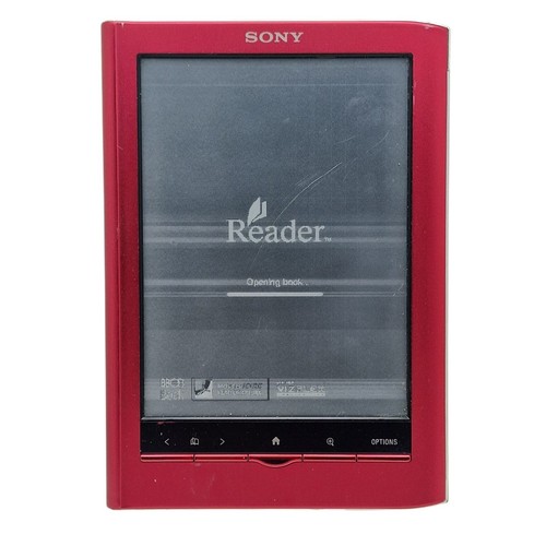 Sony Digital Book Reader PRS-650 Red Touchscreen 2GB EReader For Parts or Repair - Picture 1 of 7