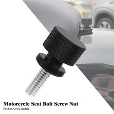 Black Rear Fender Passenger Seat Bolt Screw Nut Set For Harley Sportster XL Dyna
