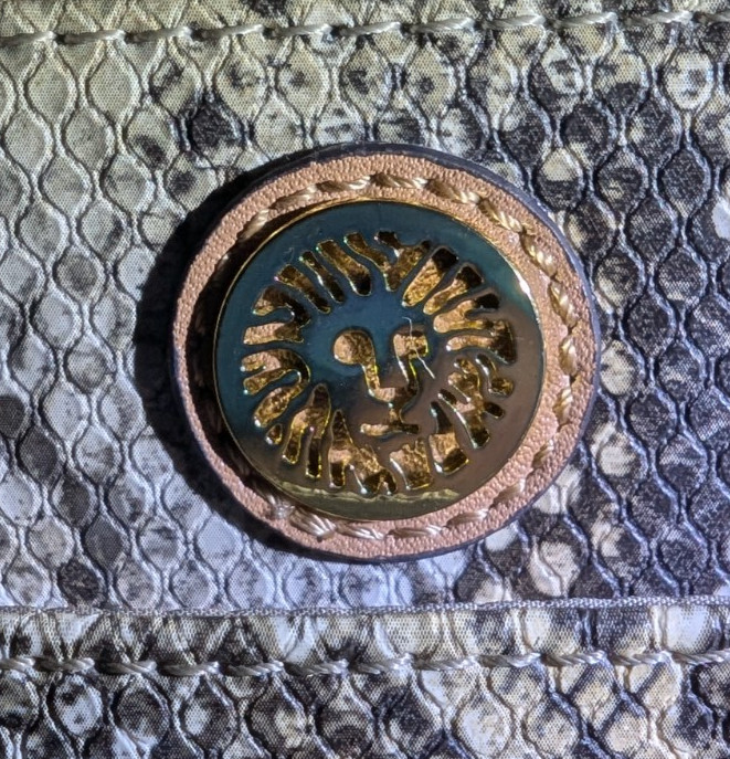 Anne Klein, Python Faux Leather Adjustable Crossb… - image 5