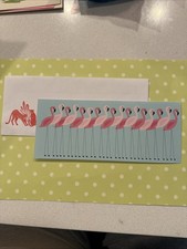 Vintage Congratulations Card With Flamingos And Envelope UNUSED