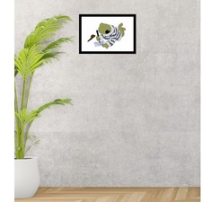 Cute Frog Art Print 8x10 Frog Drawing Whimsical Wall Cottagecore Nursery Kids