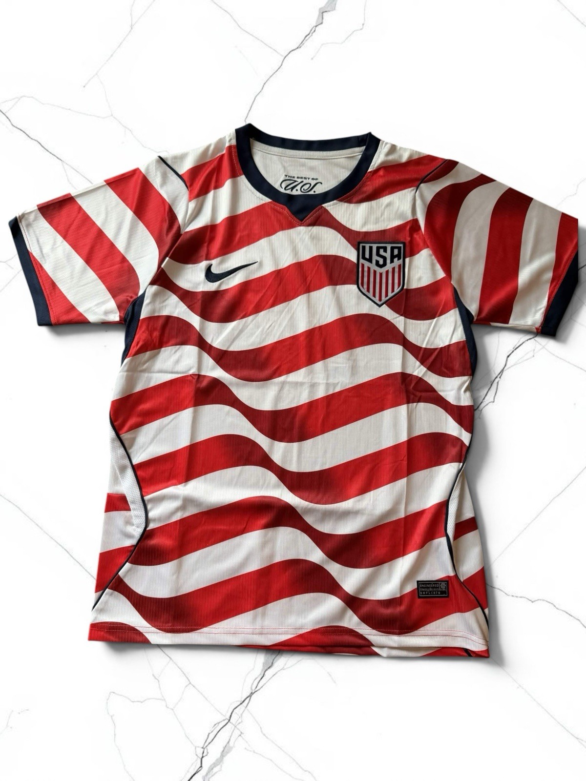 USA 2026 Soccer Jersey Home World Cup Nike USMNT Red White Large New